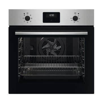 600mm big capacity gas + electric oven 2 layers glass door Hot Air Circulation rottiserie gas chicken oven Multifunctional oven