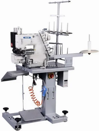Automatic Jeans Waistband Attaching Double Sewing Unit