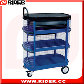 Economic Mobile Tool Trolley Cleaning Tools Storage Racks