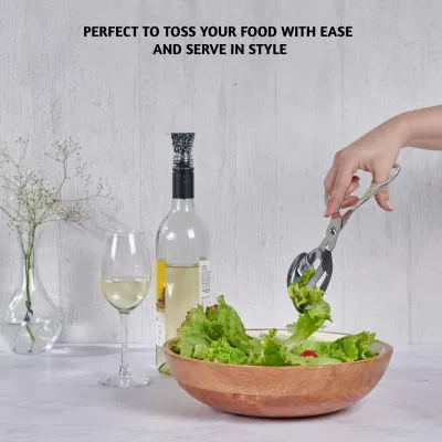 Folkestone Salad Cooking Kitchen Tongs Cooking Grill Serving Food Bread Dessert Heat Resistant