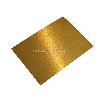 Newest Custom Colored Printing Gold Aluminum Alloy Metal Sheets