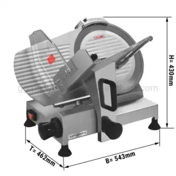 Hotel Restaurant Kitchen Catering Equipment Semi-Automatic Commercial Electric Frozen Meat Slicer