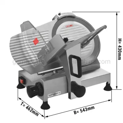 Hotel Restaurant Kitchen Catering Equipment Semi-Automatic Commercial Electric Frozen Meat Slicer