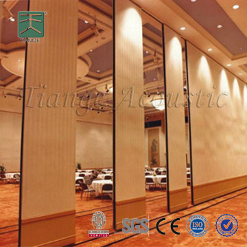 Auditorium Interior Wood Sliding Acoustic Wall Movable Partition (type 65)