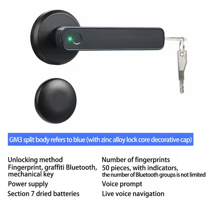2 handle door lock