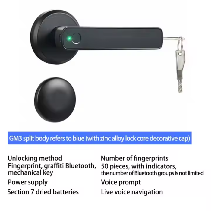 Интеллектуальная внешняя электронная ручка для дверей