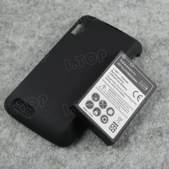 For Motorola MB860 BH6X extended battery with free back cover door ,3.7V 3500mAh, Made in china