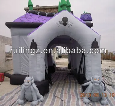 Halloween inflatable haunted house for sale