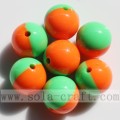 Double Colored Candy Beads Jewelry Finding DIY Beads