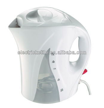 1.7L immersed style cordless plastic electric kettle