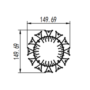 computer case radiator aluminum extrusion mold