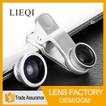 3 in 1 fisheye lens 0.67x wide angle lens for mobile phone accessories camera lens