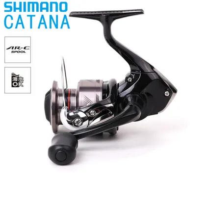 Original SHIMANO CATANA Spinning Fishing Reel 2BB+1 Rollber bearing Metal spool freshwater fishing reel