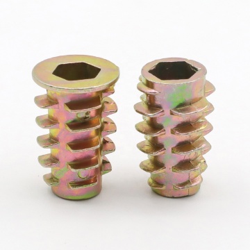M6x18 Insert Nut for Furniture M8 M10 D Type Wooden Nut