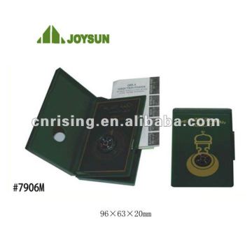 Muslim compass with instruction sheet and box (item#7906M)