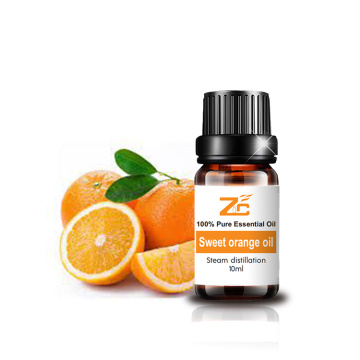 Óleo essencial de laranja doce orgânico natural