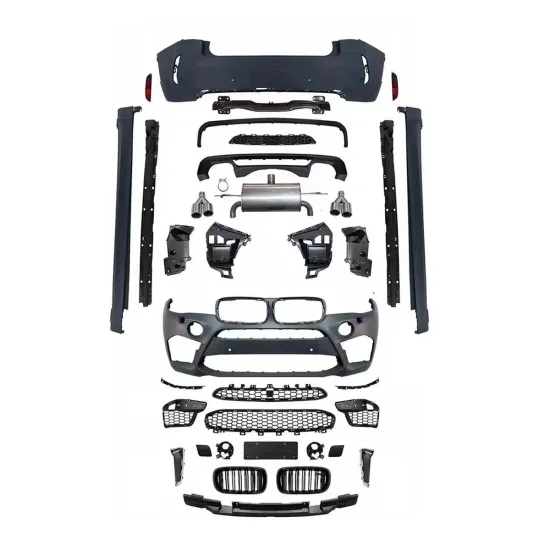 Factory Price Car Accessories F16 X6M Style Front & Rear Bumper Exhaust Tip Body Kit