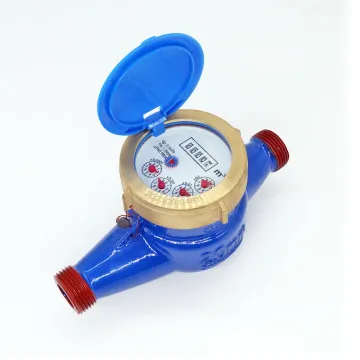 China 3/4\" Mechanical Water Meter R160 Multi Jet Dry Type Cold Brass Water Flow Meters for Sale