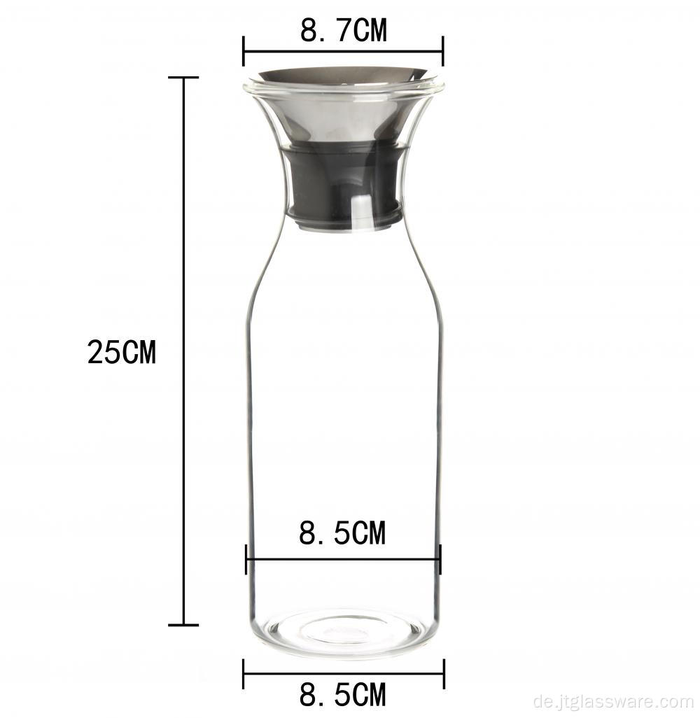 34oz mundgeblasener Wasserkrug aus Borosilikatglas