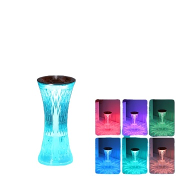 Hot Selling 270ml Mini Crystal LED Desktop Aroma Diffuser with Colorful Night Light, Cool Mist, USB Small Waist Humidifier