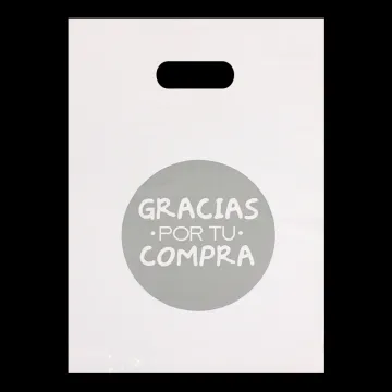 Plastic Carry Punch Handbag with Logo