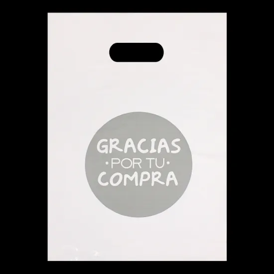 Plastic Carry Punch Handbag with Logo