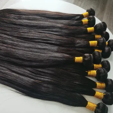 100% Human Hair Unprocessed Mink Hair Virgin Brazilian Human Bundles Raw Virgin Cuticle Aligned Hair Bundles With Closure