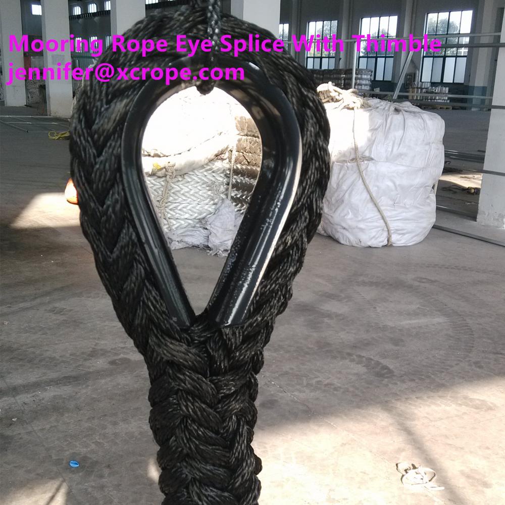 Mooring Rope Eye Splice With Thimble