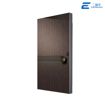 Puerta de entrada resistente a la intemperie de aluminio fundido con eje compensado duradero