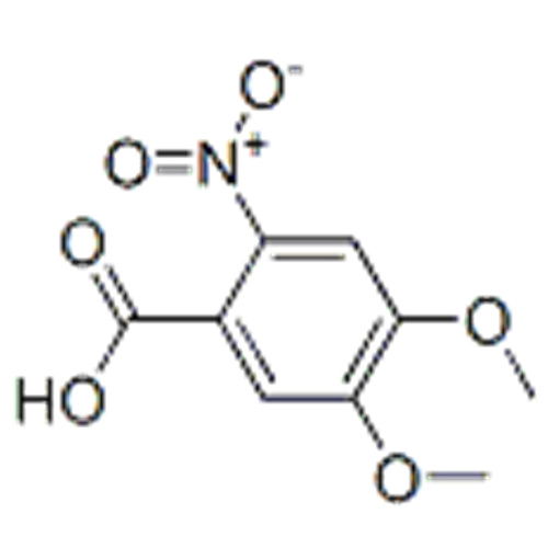4,5-डिमेथॉक्सी-2-नाइट्रोबेंजोइक एसिड कैस 4998-07-6