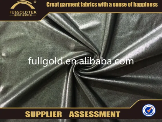 Custom Textile Cheap Knit FDY Plain Dyed Foil Fabric Use Jersey