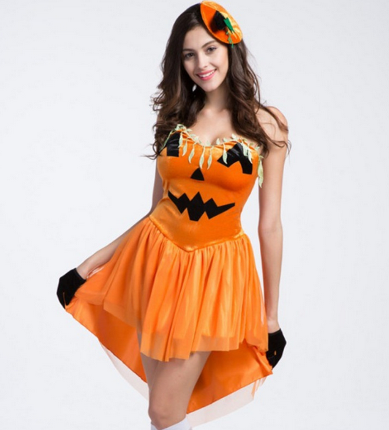 costumes women pumpkin clothes