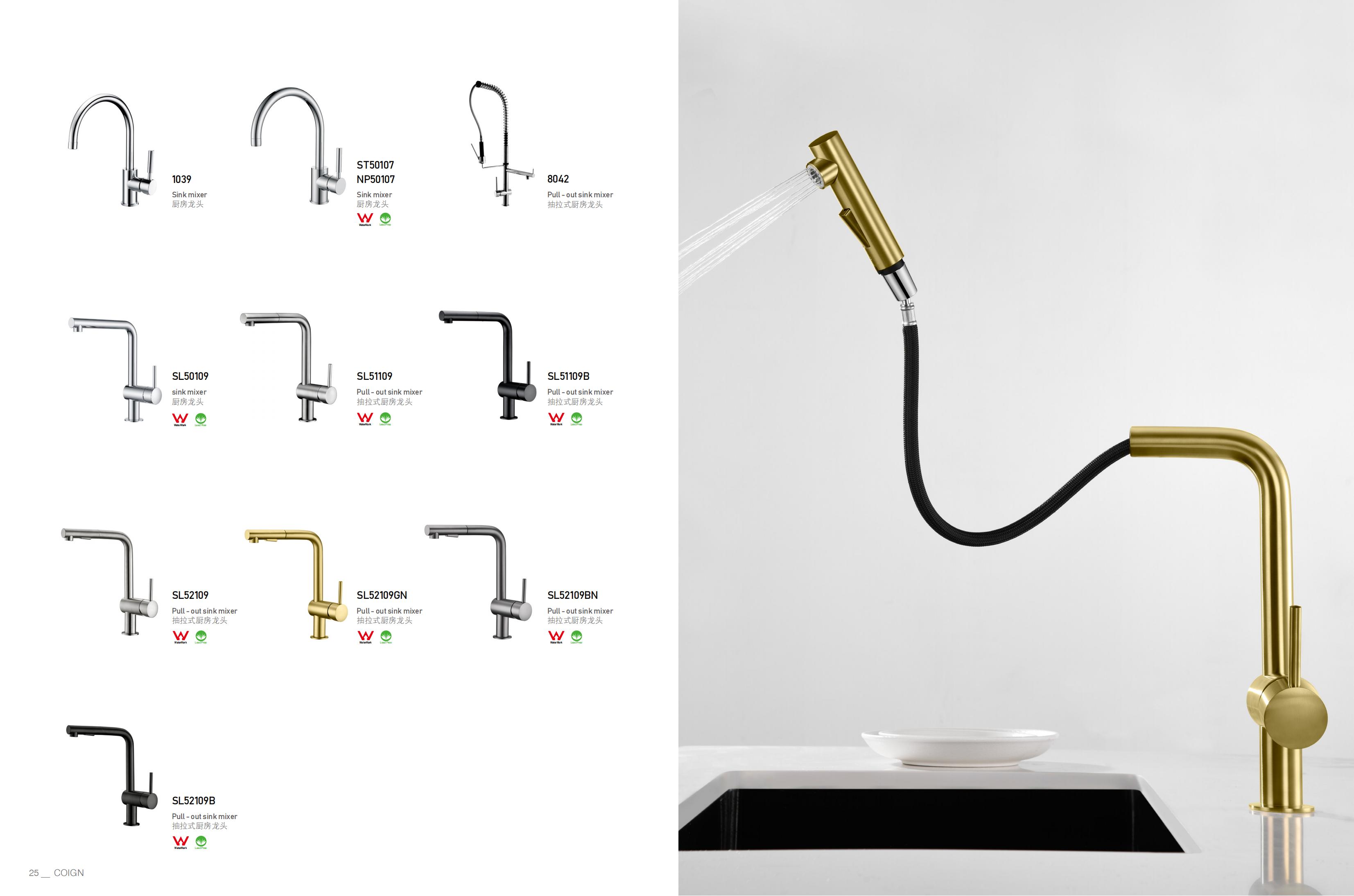 Kitchen Faucet with pull out sprayer