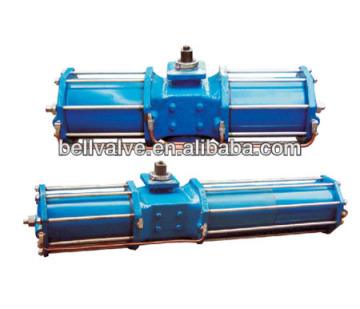 Spring return/single acting pneumatic actuator for valve