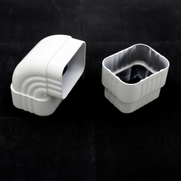 90 Degree Elbow Rain Gutter Downspout Connector (5"/6"/7")