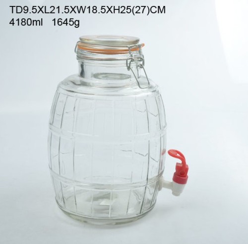 Glass Storage Bottle (01-0007-27-AB)