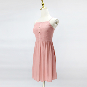 Slim Fit Mini Slip Dress with Modern Design