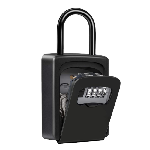 Eastommy NEW key storage lock box, outdoor key  lock box, metal box with lock