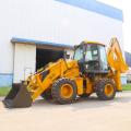 Diesel 4x4 tractor excavator front backhoe loader