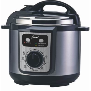Electric pressure cooker with large control panel design