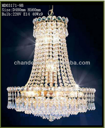 restaurant crystal Large chandeliers