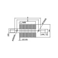 H10.0 Single Slot Male Board-to-Board Connectors