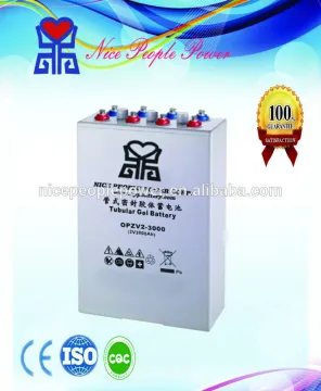 High capacity OPzV battery 2V3000ah for solar, telecom