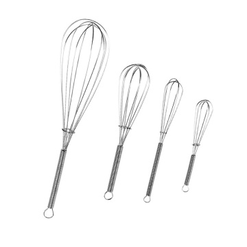 Yigo 4 PCS en acier inoxydable étanche à la rouille Ballon de batteur d'oeufs Baucheurs à main
