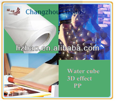 roll laminating film with 3D effect