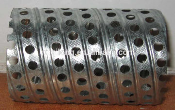 0.25-0.38mm oil filter inner mesh perforated hole spiral tube making Machine