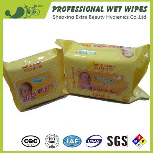 100PCS Flow Pack Baby Cleaning Wipes