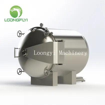 Fruit vegetable vacuum dryer machine