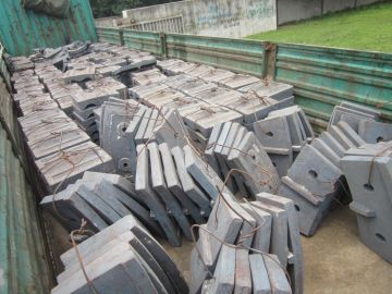 Cr15mo Material 320 Coal Mill Liners With More Then Hrc52 Hardness