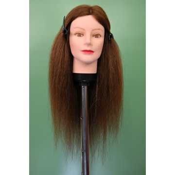 Голова манекена из 100% натуральных волос с натуральными волосами